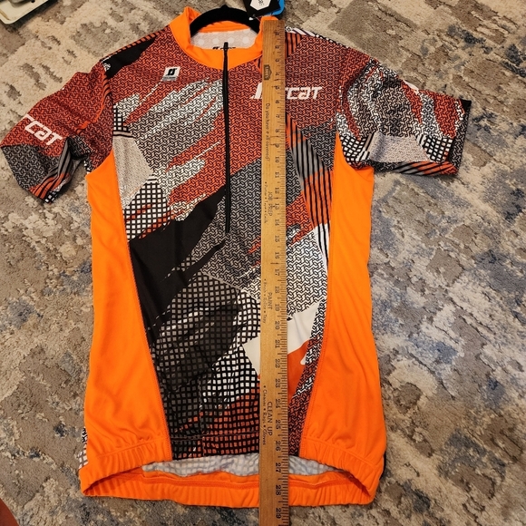 NWT SCAT Half Zip Cycling Jersey. Orange black. Men's size Large. - Picture 16 of 16